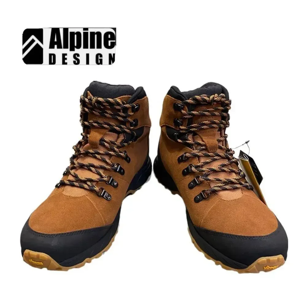 NEW Alpine Design Men's Trekker Suede lLeather Waterproof Hiker Boots 11.5 13